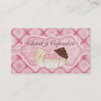 Elegant Cupcake Business Card