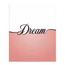 Elegant Cursive Dream Minimalist Wall Print