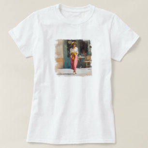 Elegant Custom Add Your Own Photo womens T-Shirt