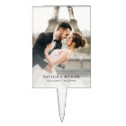 Elegant Custom Bride and Groom Wedding Photo