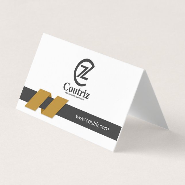 Elegant Custom Business Card Design (Front)