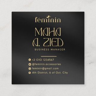 Elegant Custom Business Card Design