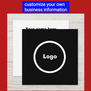 Elegant Custom Business Card Minimal Professional