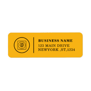 Elegant Custom Business Professional Branding Return Address Label