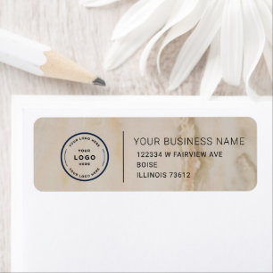 Elegant Custom Business Return Address Labe Return Address Label