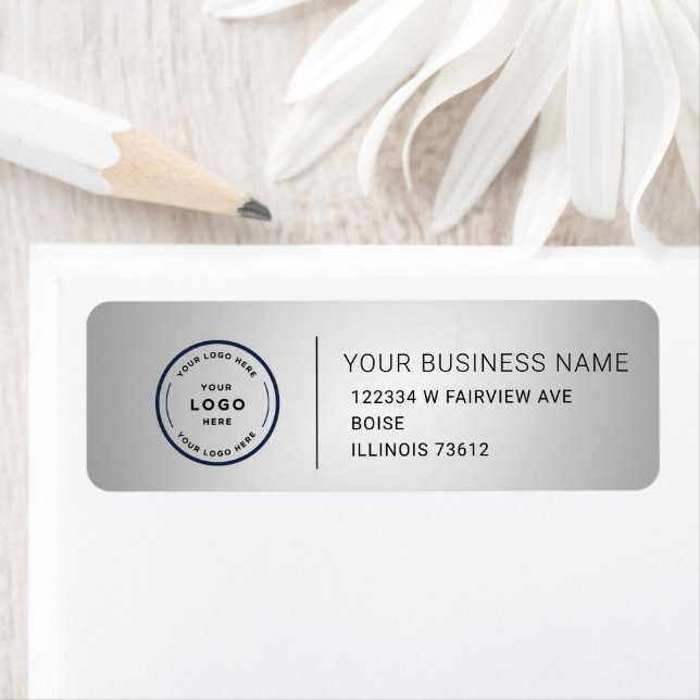 Elegant Custom Business Return Address Label (Insitu)