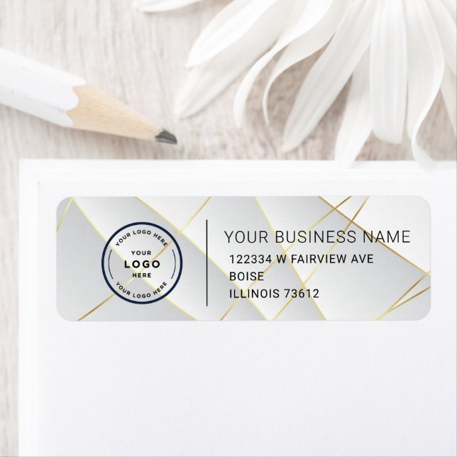 Elegant Custom Business Return Address Label (Insitu)