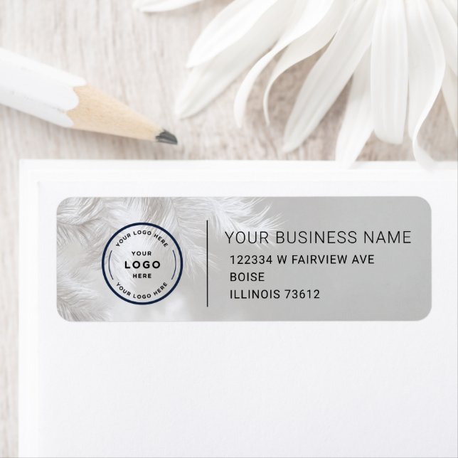 Elegant Custom Business Return Address Label (Insitu)