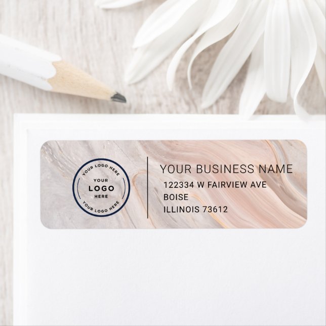Elegant Custom Business Return Address Label (Insitu)