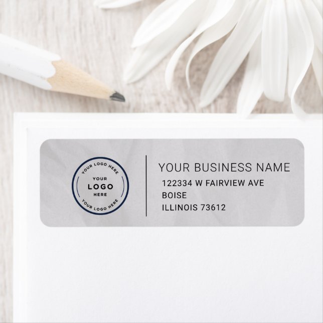 Elegant Custom Business Return Address Label (Insitu)