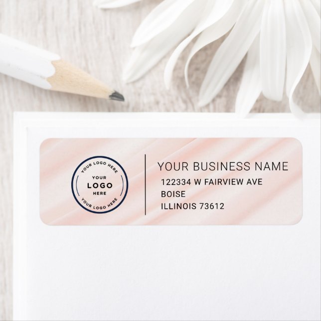Elegant Custom Business Return Address Label (Insitu)