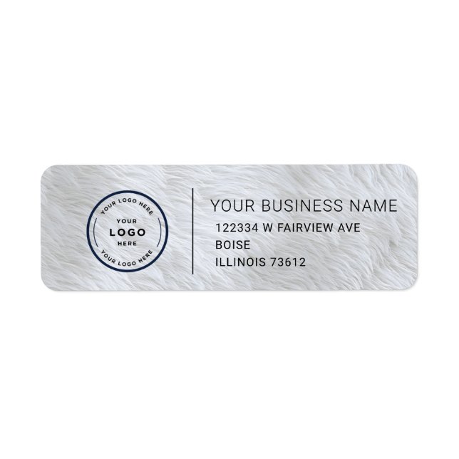 Elegant Custom Business Return Address Label (Front)