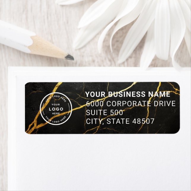 Elegant Custom Business Return Address Label (Insitu)
