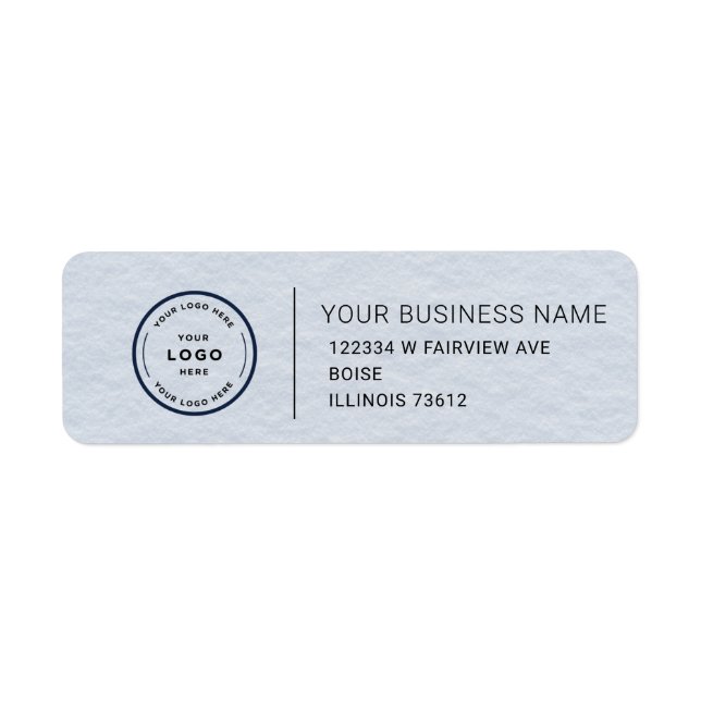 Elegant Custom Business Return Address Label (Front)