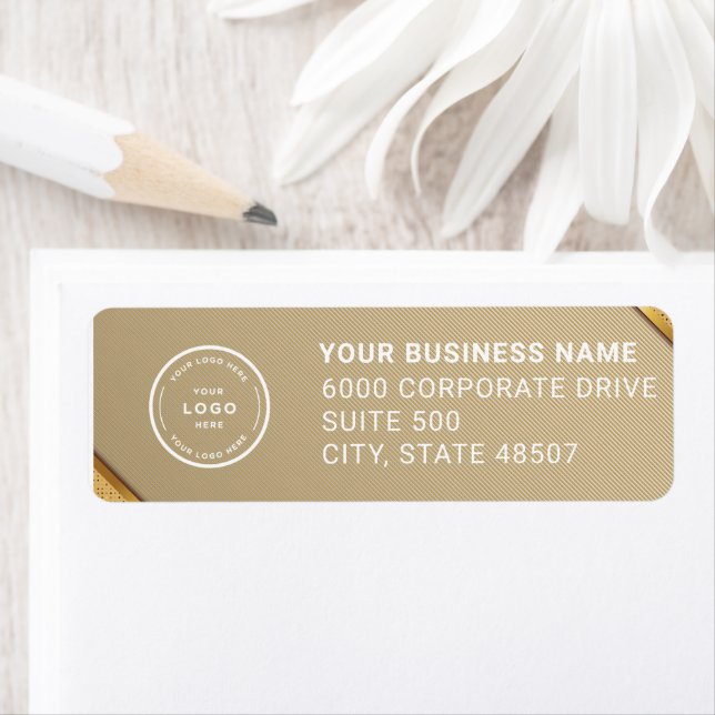 Elegant Custom Business Return Address Label (Insitu)