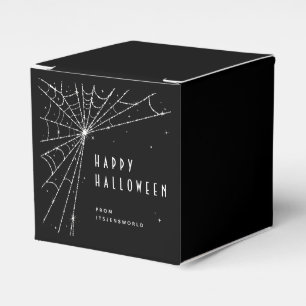 Elegant Custom Colour Spider Web Halloween Favour Box