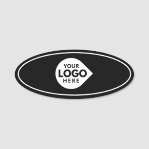 Elegant Custom Company Logo Name Tag
