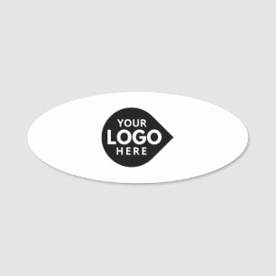 Elegant Custom Company Logo Name Tag