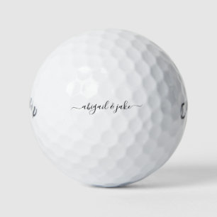 Elegant Custom Couple Names Callaway Warbird Golf Balls