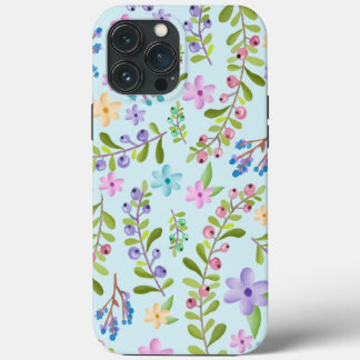 Elegant Custom Floral Photo iPhone 13 Pro Max Case