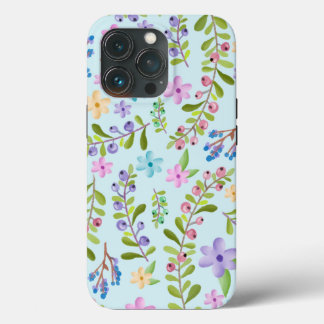 Elegant Custom Floral Photo iPhone 13 Pro Case