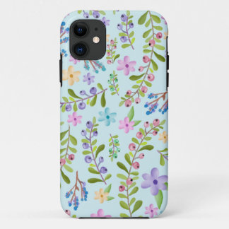 Elegant Custom Floral Photo iPhone 11 Case
