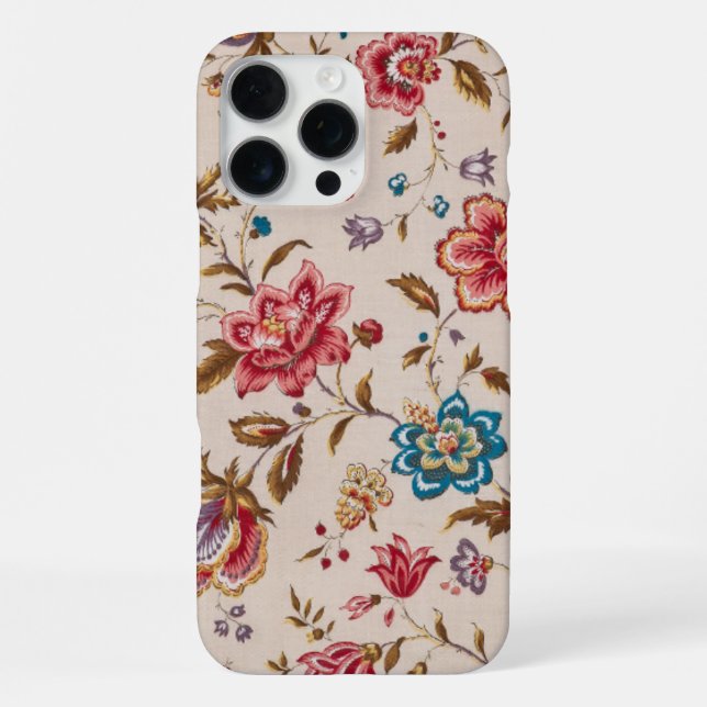 Elegant Custom Floral Photo iPhone Case (Back)