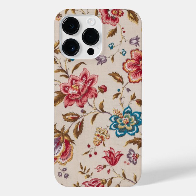 Elegant Custom Floral Photo iPhone Case (Back)