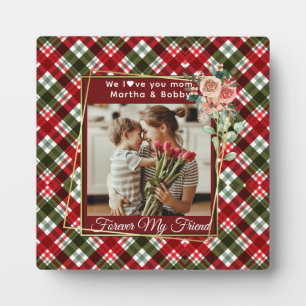 Elegant Custom Gift for Mum Mothers Day 1 Photo  Plaque