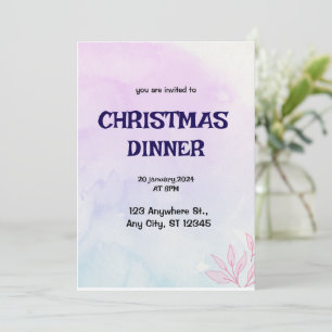 Elegant Custom Invitation Card for Any Occasion