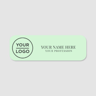 Elegant custom Logo Employee magnetic, safety pin Name Tag