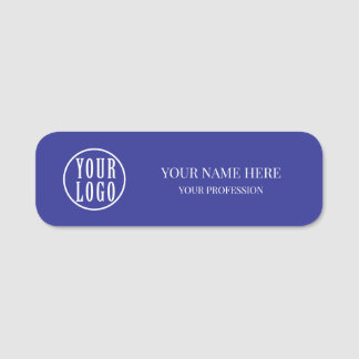 Elegant custom Logo Employee magnetic, safety pin Name Tag