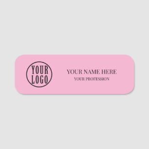 Elegant custom Logo Employee magnetic, safety pin Name Tag