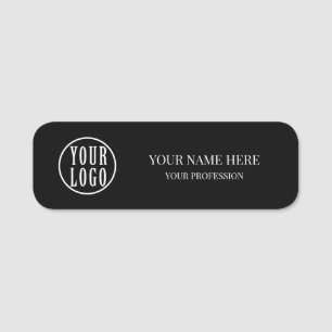 Elegant custom Logo Employee magnetic, safety pin Name Tag