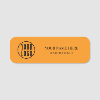 Elegant custom Logo Employee magnetic, safety pin Name Tag