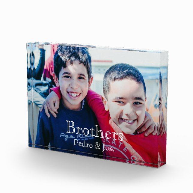 Elegant Custom Make it Unique Brothers Photo (Right)