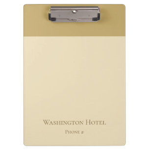 Elegant Custom Monogram Clipboard