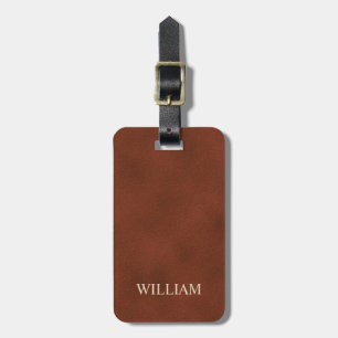 Elegant Custom Name Luggage Tag