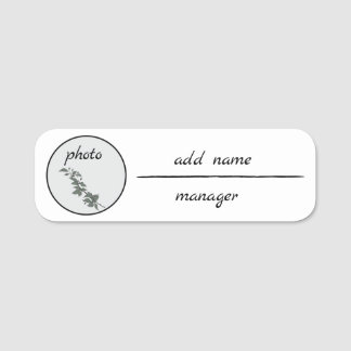 Elegant Custom Name Tag – Design for Events/Work