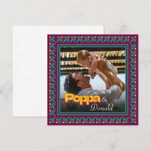 Elegant Custom Photo Father's Day Gift for Dad 