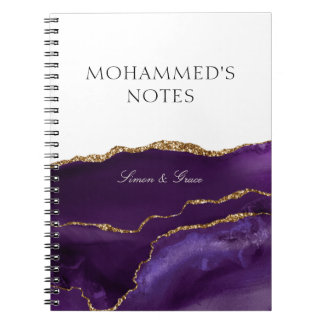 Elegant Custom Script Employee Notebook