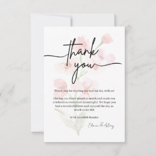 Elegant Custom Thank You Card