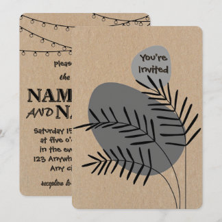 Elegant Custom Wedding Invitation 6