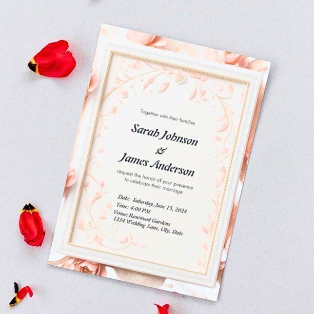 Elegant Custom Wedding Invitation Card (Creator Uploaded)