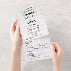 Elegant Custom Wedding Invitations