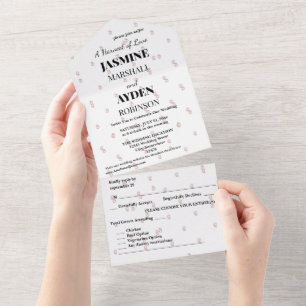 Elegant Custom Wedding Invitations 
