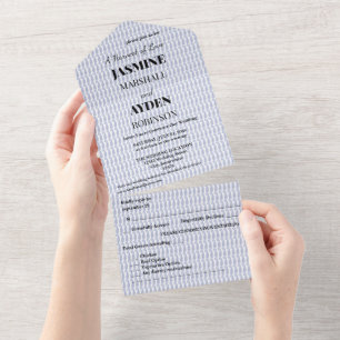 Elegant Custom Wedding Invitations