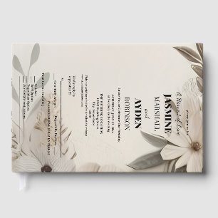 Elegant Custom Wedding Invitations Guest Book