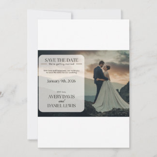Elegant Custom Wedding Invite