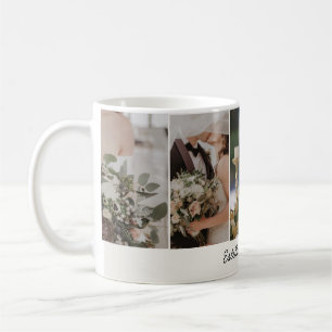 Elegant Custom Wedding Photo & Name Mug
